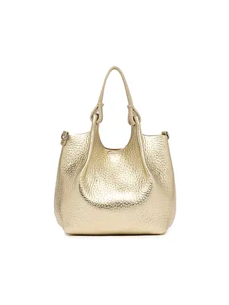 GIANNI CHIARINI | Sac en cuir - Sac Hobo DUA Small | gold